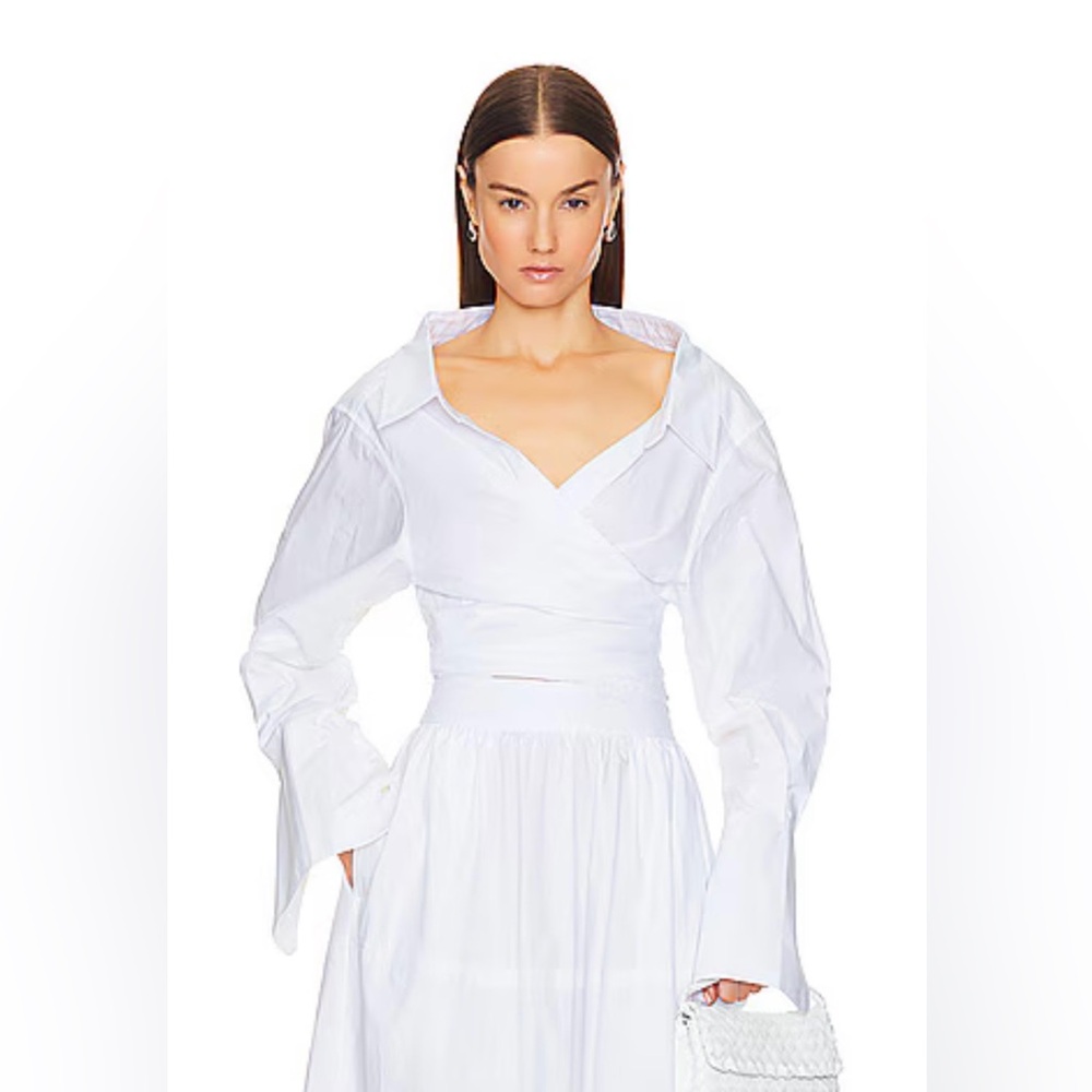 HELSA Poplin Wrap Shirt